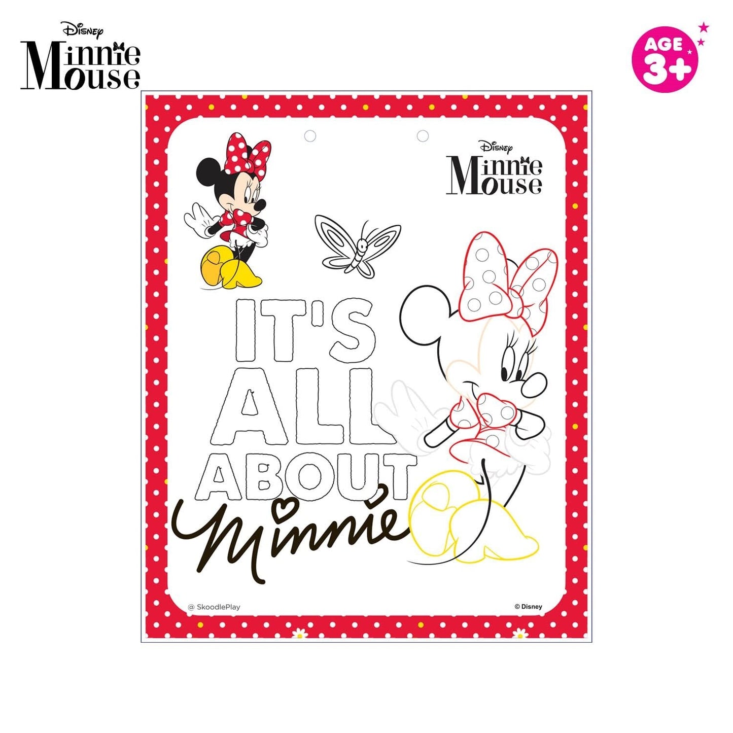 Disney Minnie Rainbow Colouring Frames - Art & Craft Activity Set