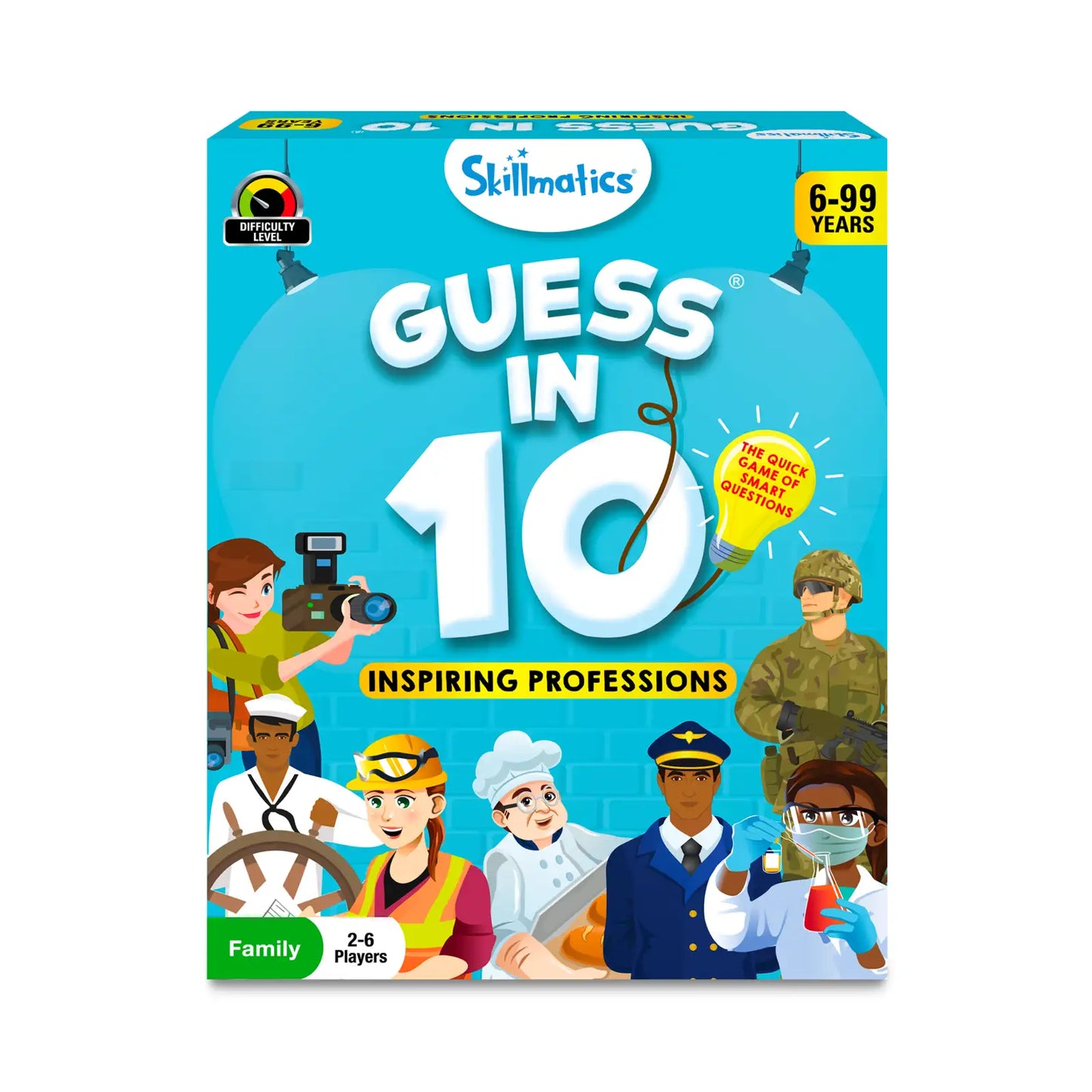 Guess in 10: Inspiring Professions | Trivia Card Game (ages 6+)
