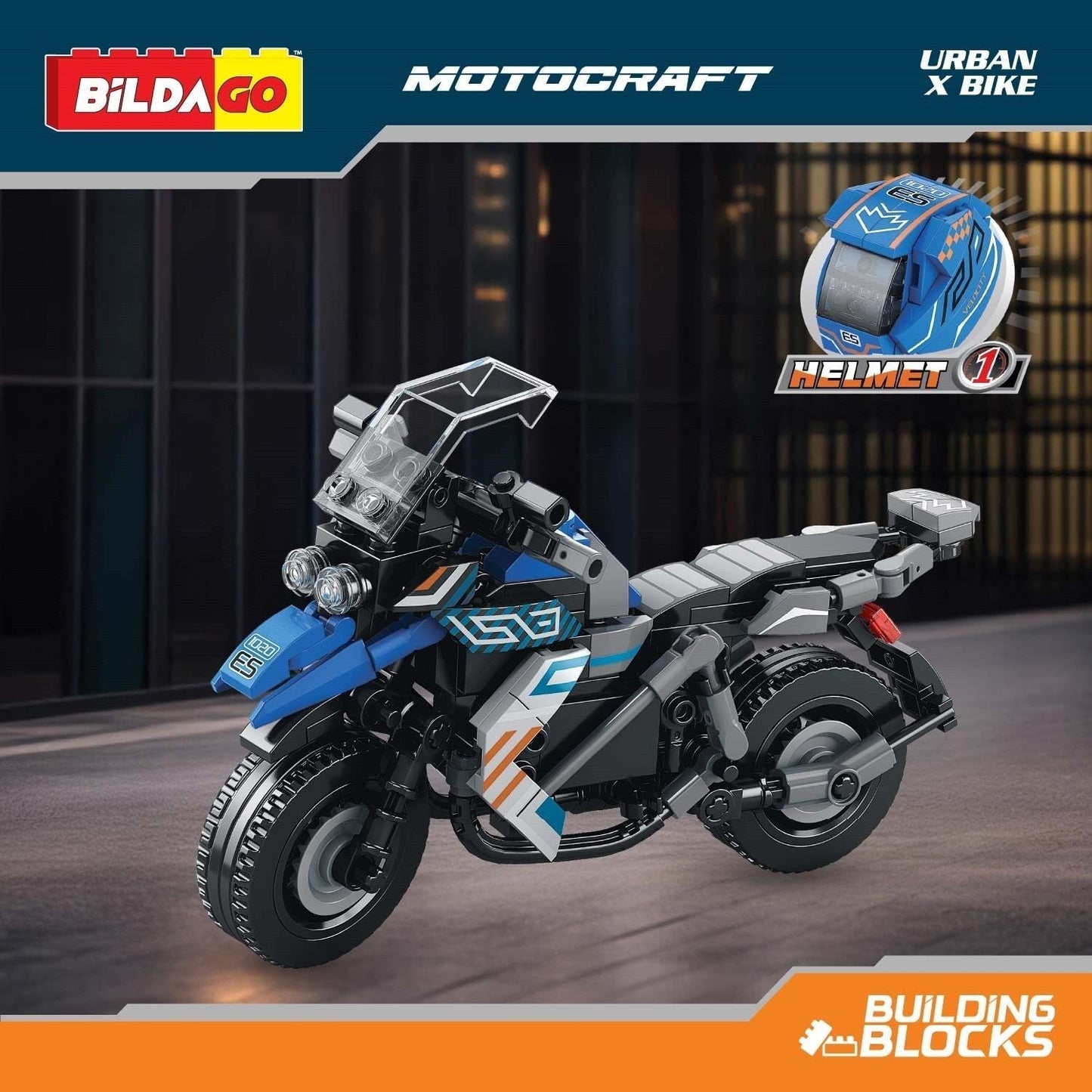 Bildago Motocraft - Urban X Bike (SP13430) with Helmet (228 PCS)