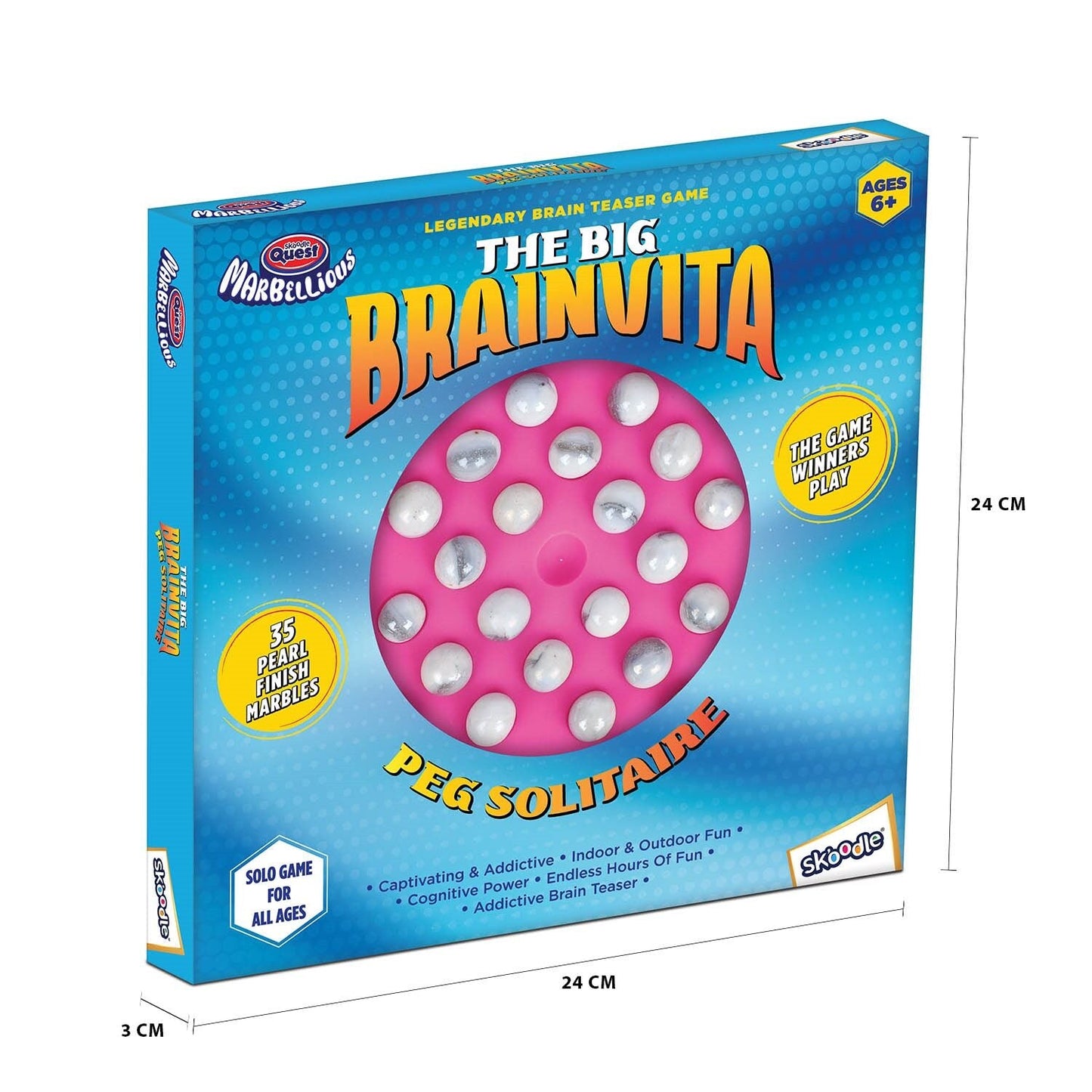 Skoodle The Big Brainvita - Pink