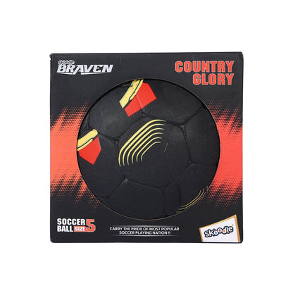 Skoodle Braven Country Glory Soccer Ball - Size-5 (France / Germany / Argentina / Brazil)
