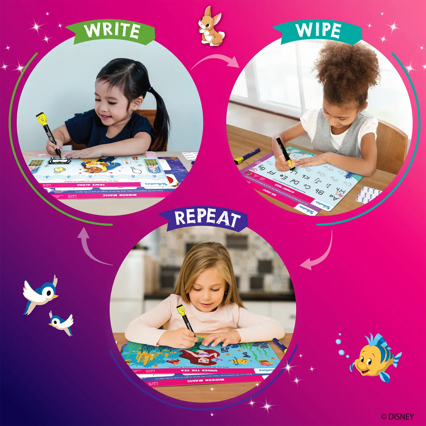 I Can Write Disney Princess | Reusable Activity Mats (ages 3-6)