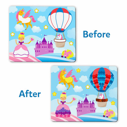 Dot it! - Unicorns & Princesses | No mess sticker art (ages 3-7)