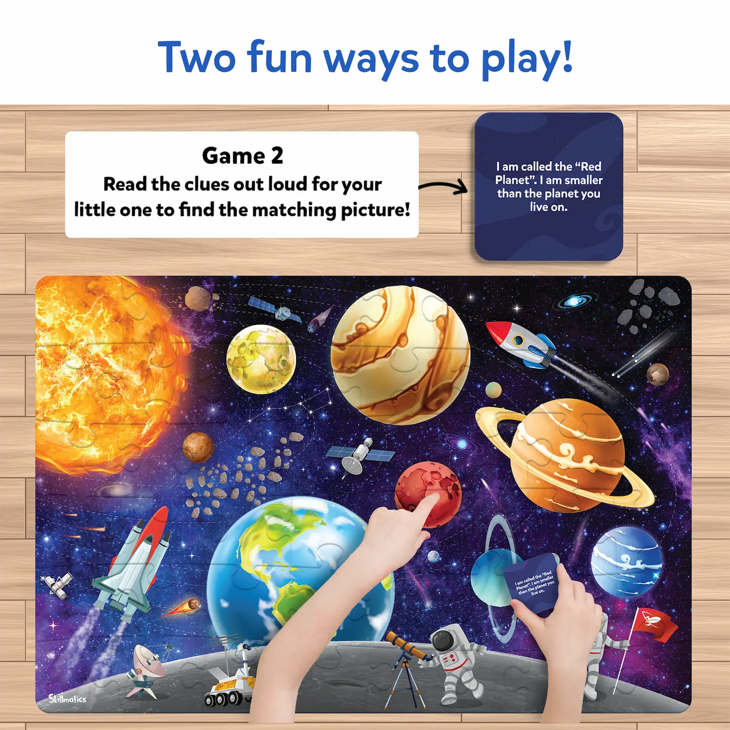 Piece & Play: Up In Space | Floor Puzzle & Game (ages 3-7)