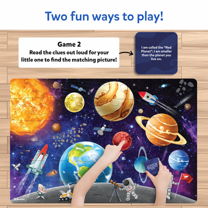 Piece & Play: Up In Space | Floor Puzzle & Game (ages 3-7)