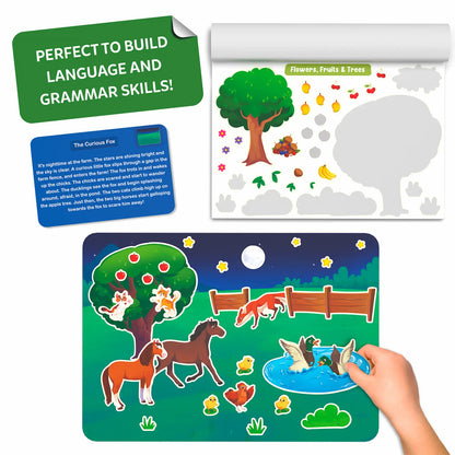 Sticker Stories - Animal Adventures | Creative Storytelling Kit (ages 3-7)