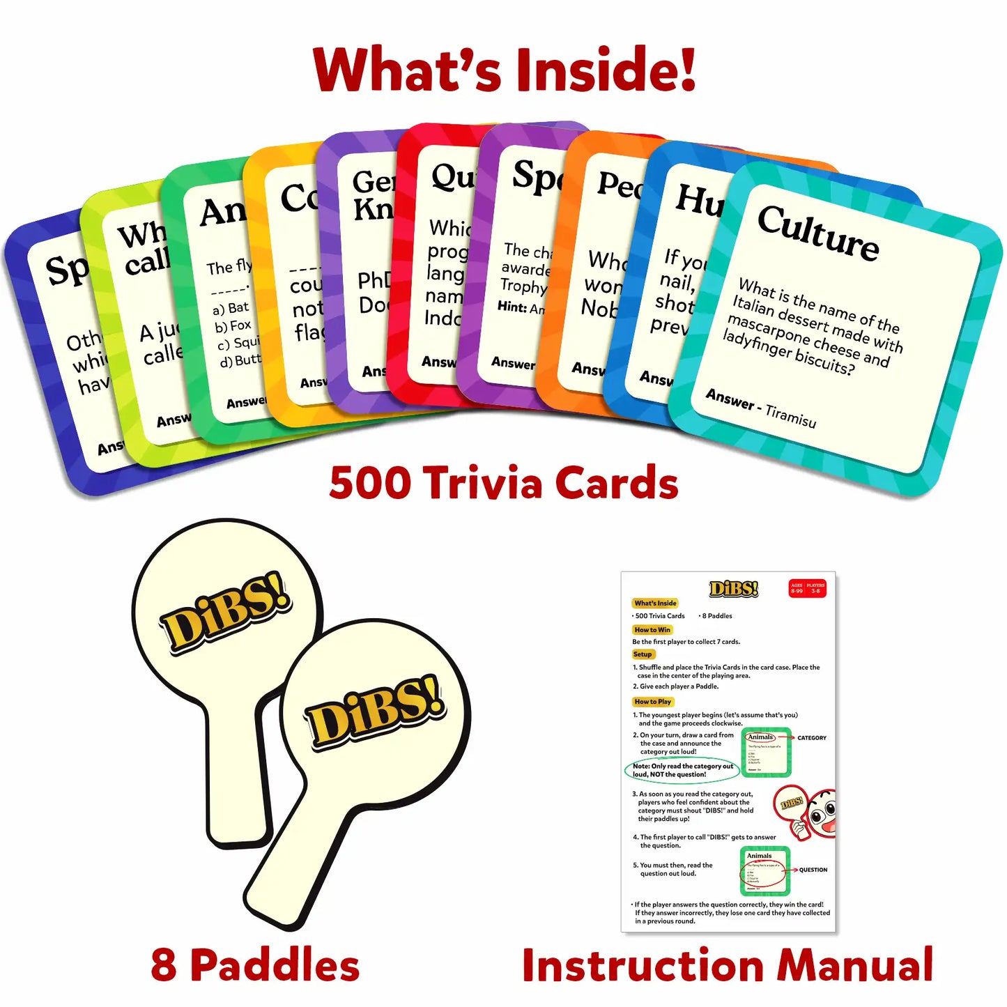 Dibs | Exciting Trivia Card Game (ages 8+)
