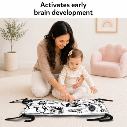 High Contrast Sensory Cloth Mat (0-18 months)