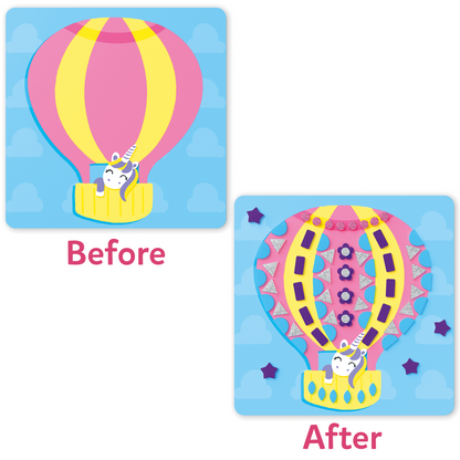Fun with Foam: Unicorn & Princesses | 3D Sticker Activity (ages 3-7)