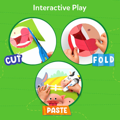 Snip Snip - Amazing Animals | Art & Craft Activity Kit (ages 3-7)