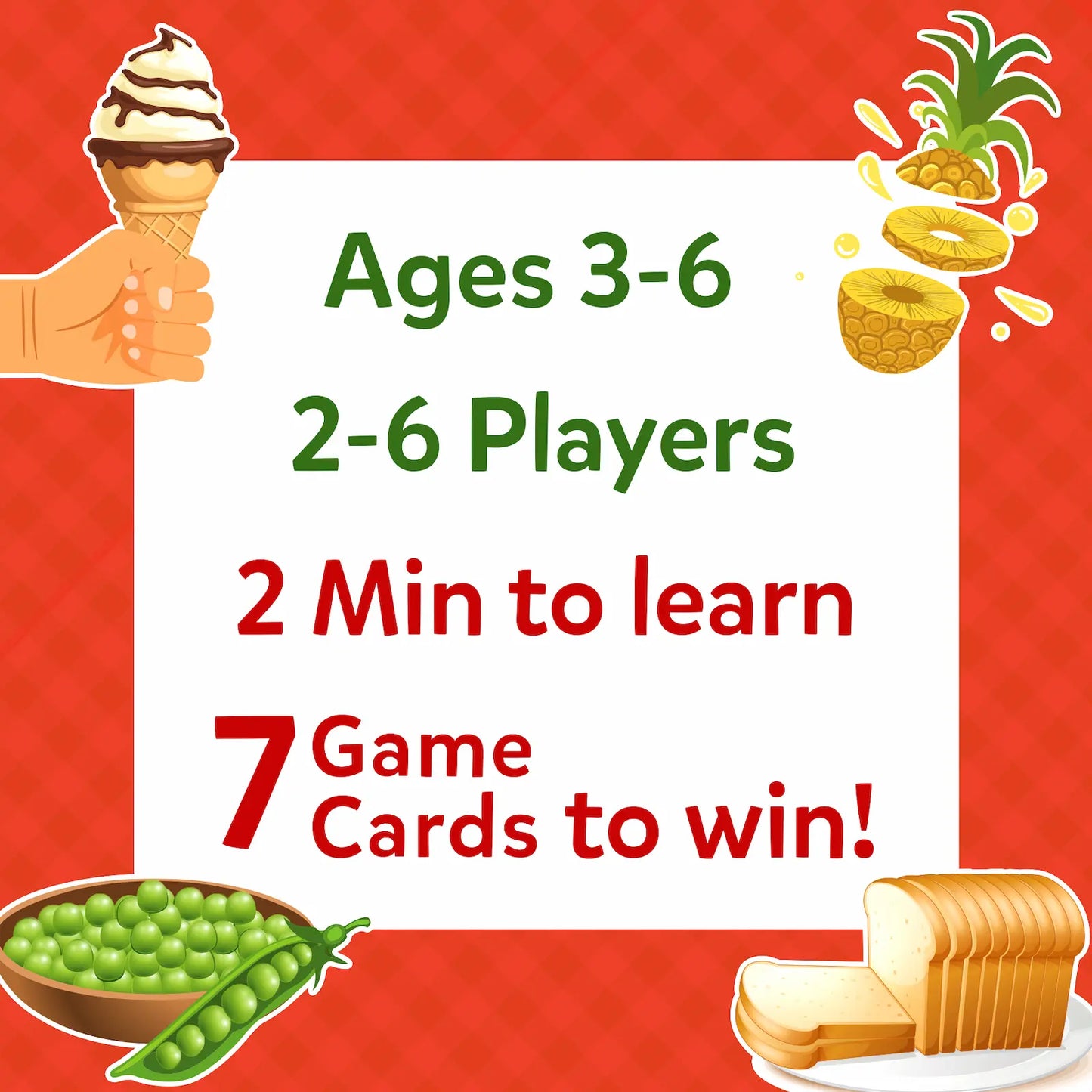 Guess in 10 Junior: Food We Eat! | Trivia Card Game (ages 3-6)