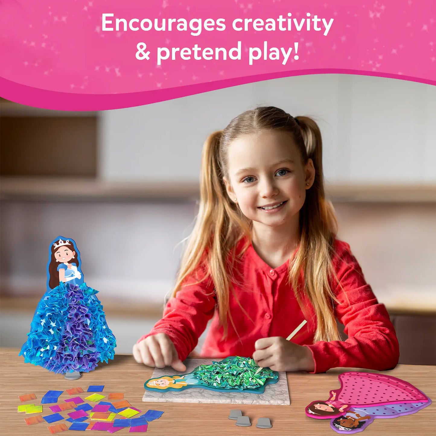 Poke-in Art: Magical Princesses | No Mess Art for Kids (ages 4-9)