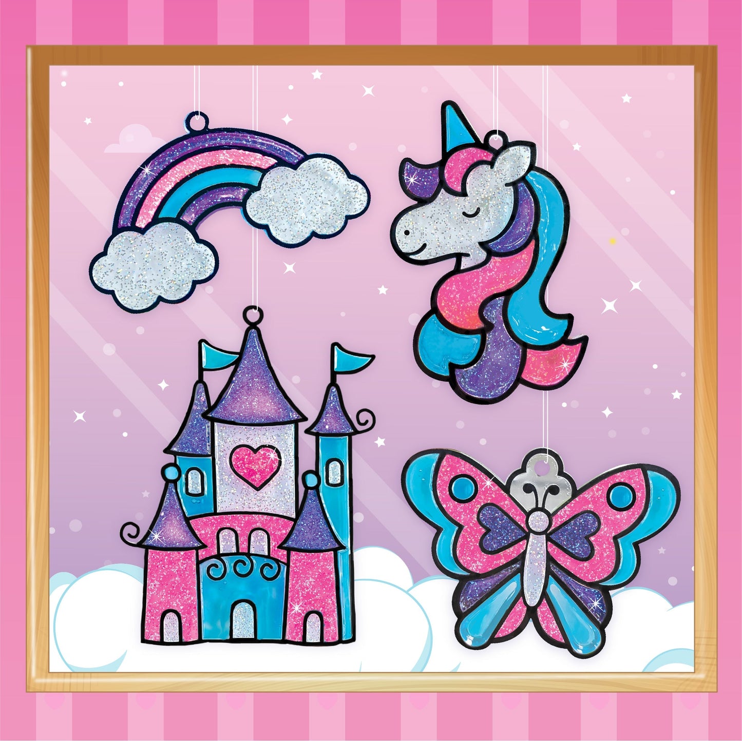 DIY Window Art Unicorn