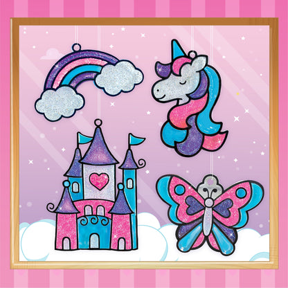 DIY Window Art Unicorn