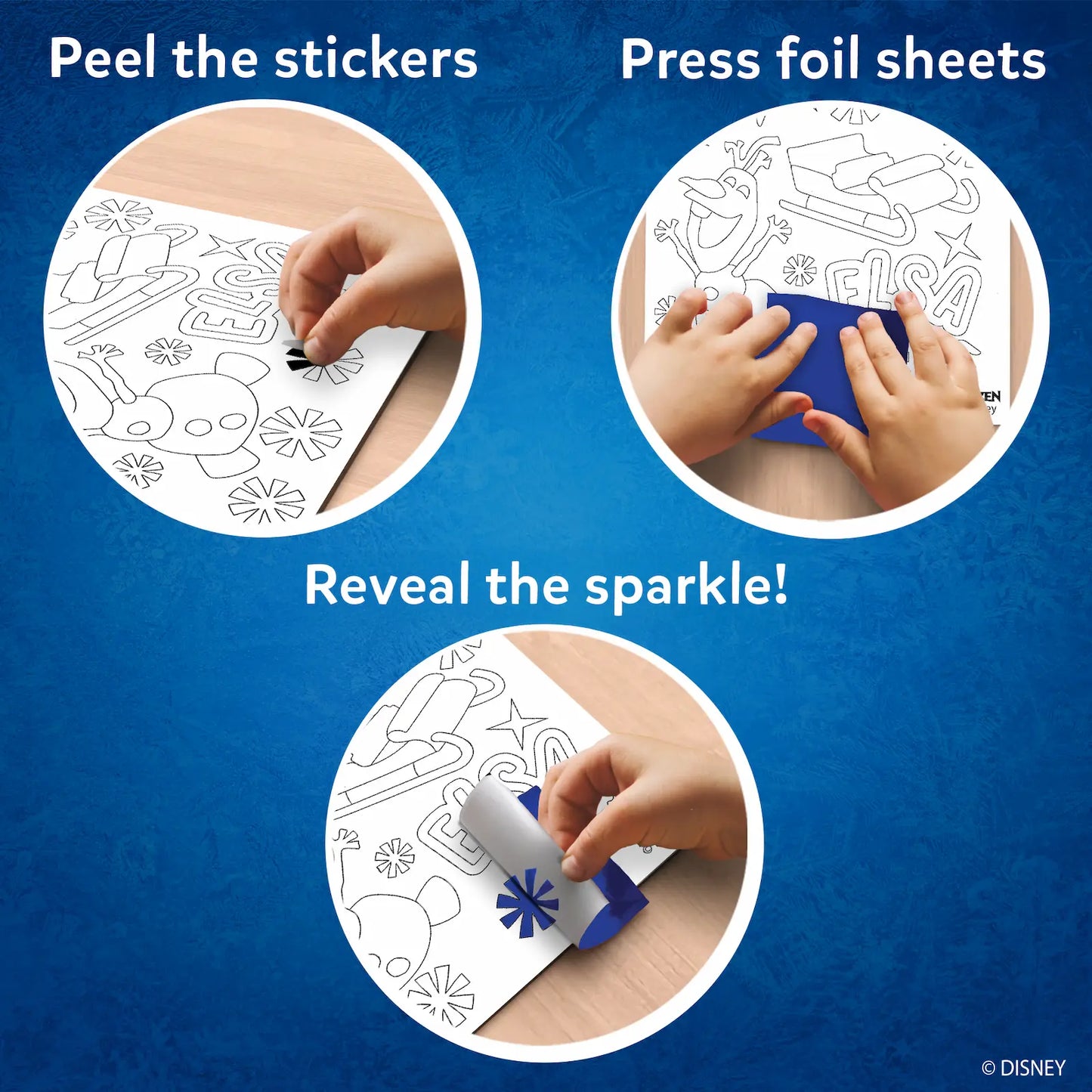 Foil Fun: Disney Frozen | No Mess Art Kit (ages 4-9)