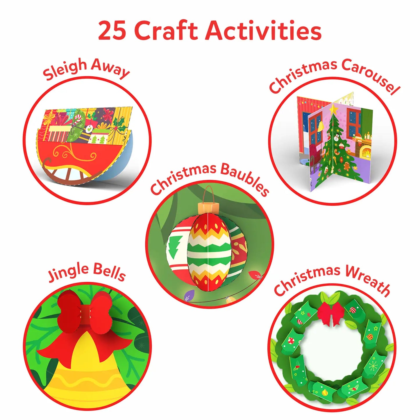Snip Snip: Holiday Magic | Art & Craft Activity Kit (ages 3-7)