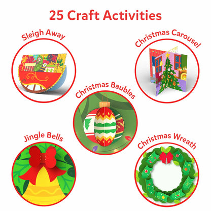 Snip Snip: Holiday Magic | Art & Craft Activity Kit (ages 3-7)