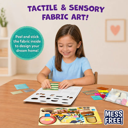 Fab Tabs: Design Your Dream Home | Tactile & Sensory Fabric Art (ages 4+)