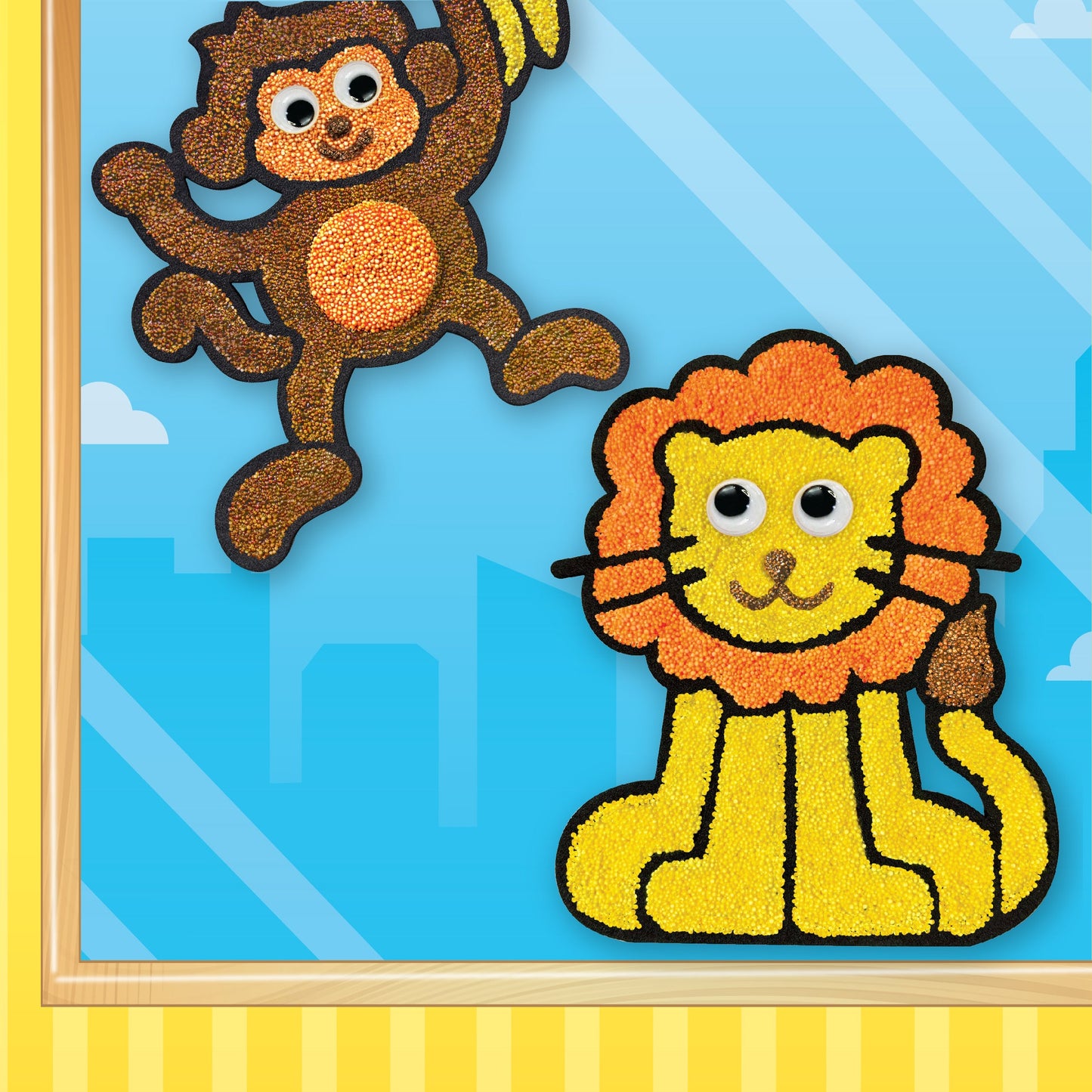 DIY Clay Stickers Animals