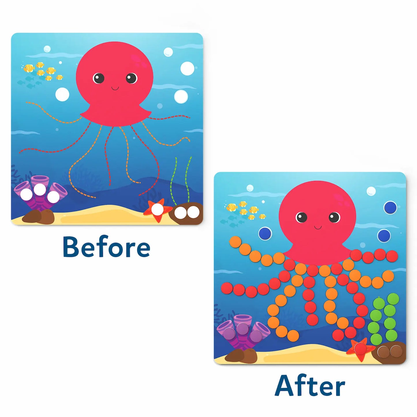 Dot It with Magnets - Animal Planet | Repeatable Magnetic Art Activity (ages 3-7)