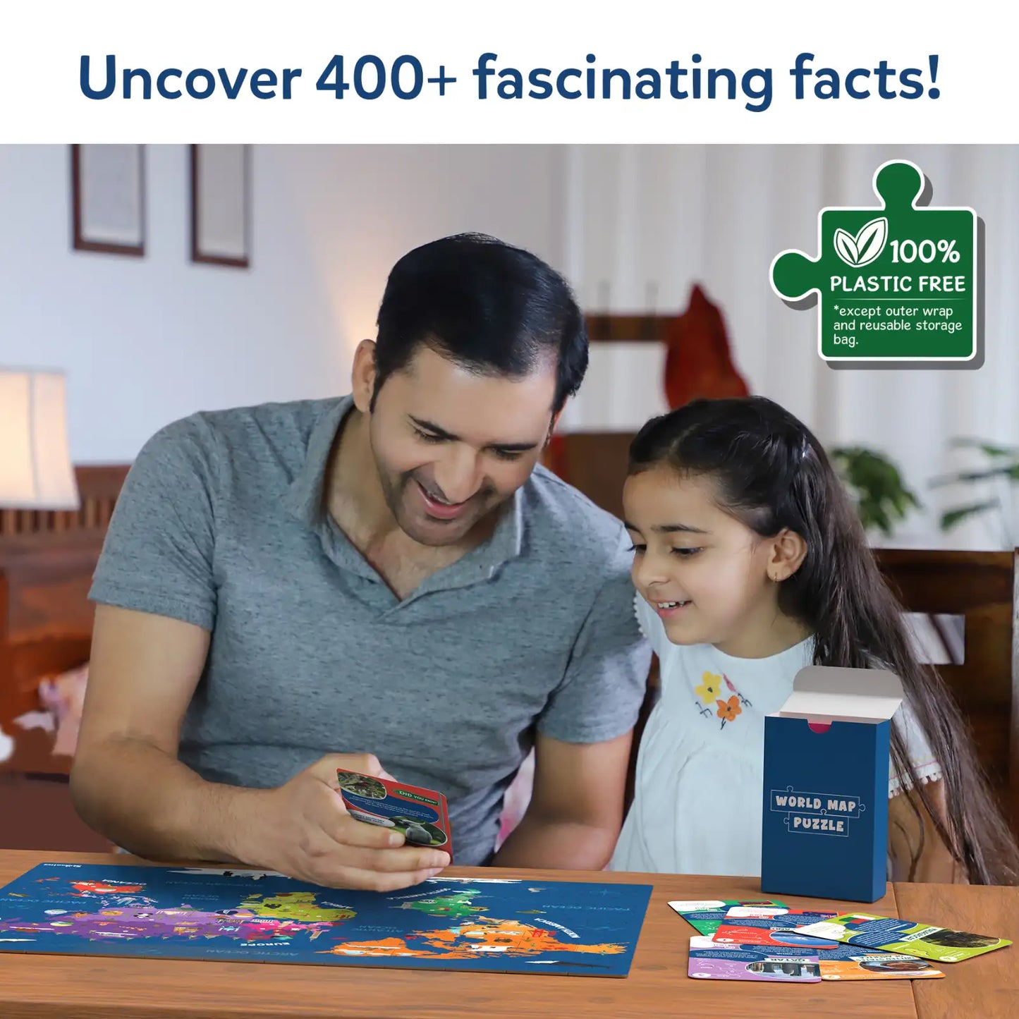World Map Puzzle | Floor Puzzle & Game (ages 6-12)