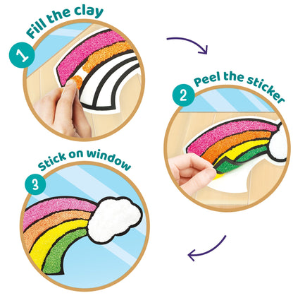 Pack of 12 - Clay Stickers Wonderland