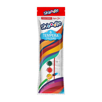 Skoodle 6 Tempera Colours