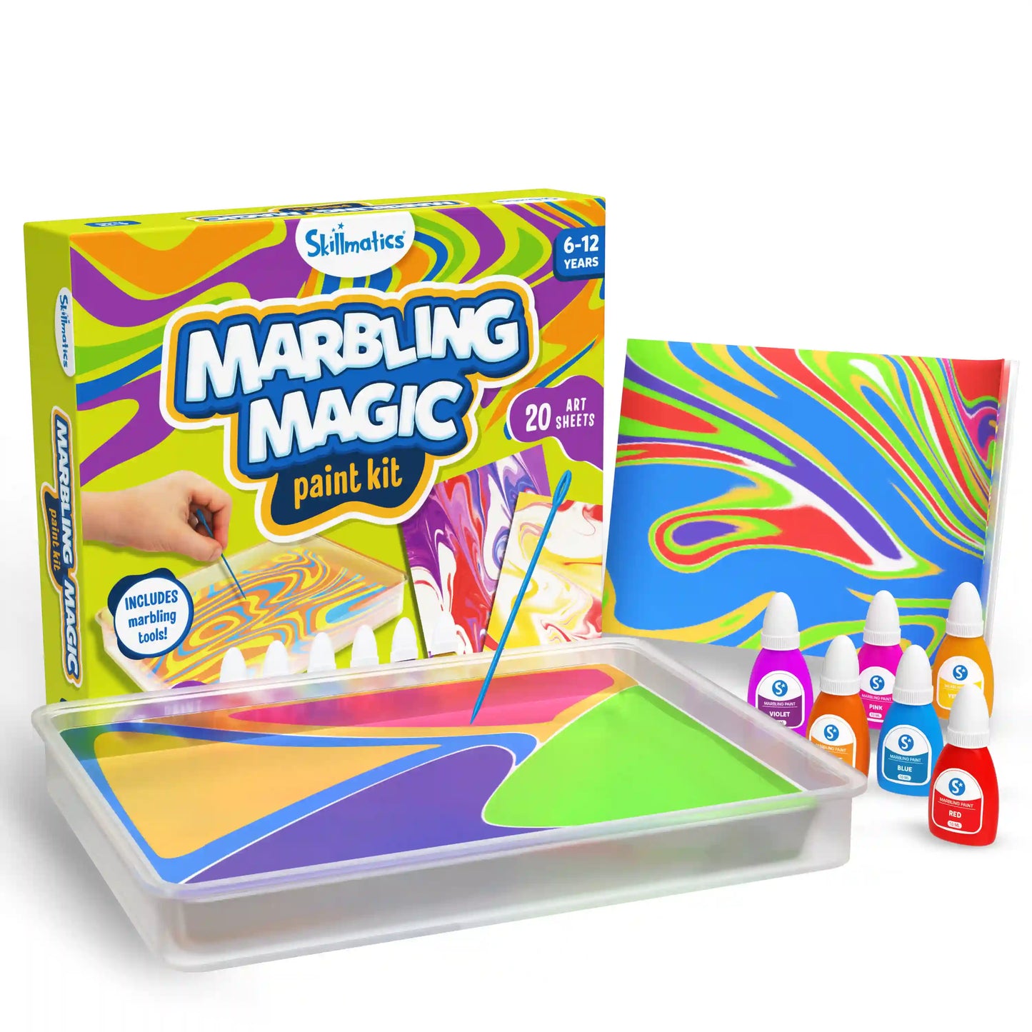 Marbling Magic Paint Kit | Water Marbling Kit (ages 6-12)