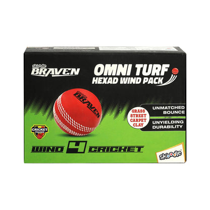 Braven Wind 4 Cricket Ball Set Of 6 (2 Colors X3 Each)