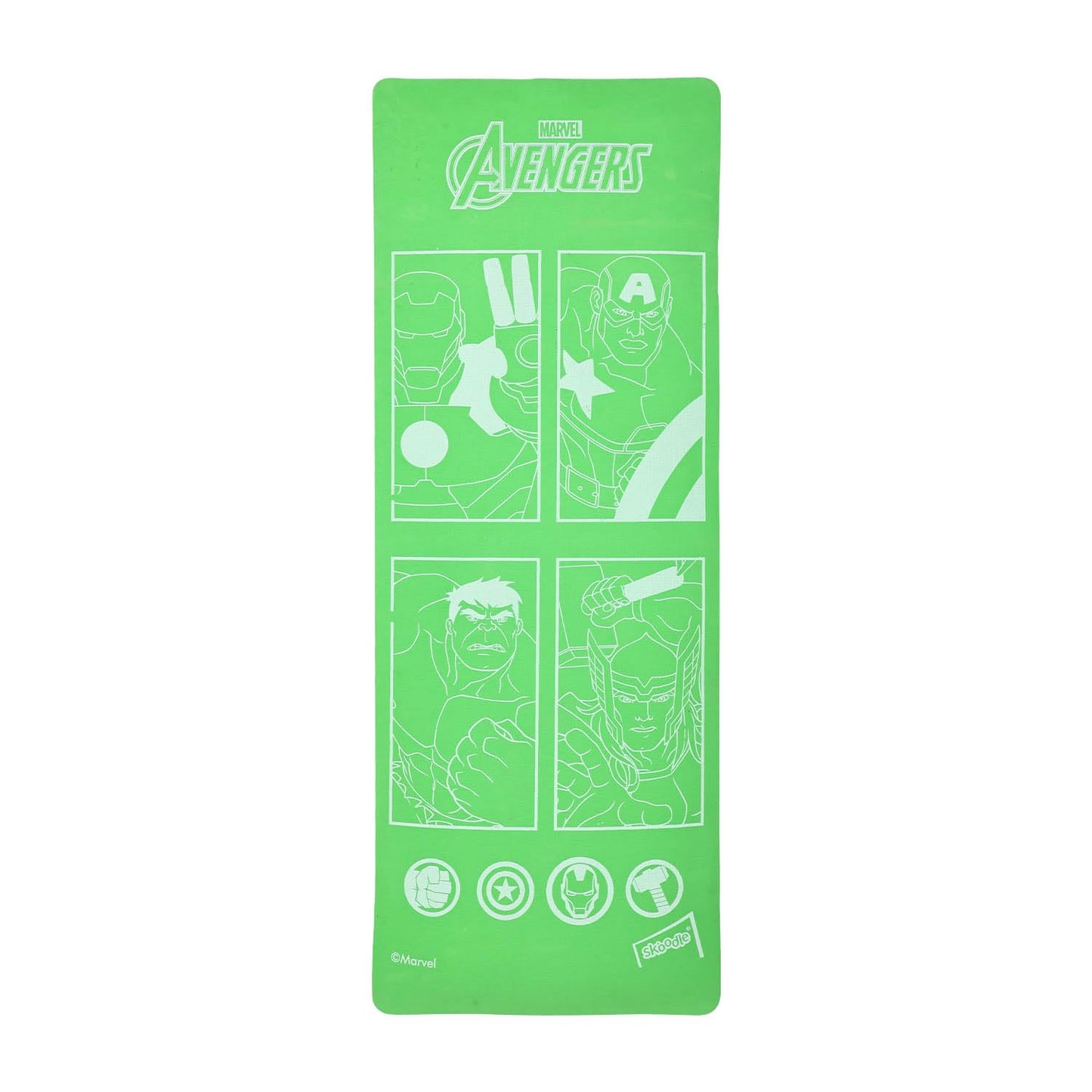 Marvel Avengers1 Kids Yoga & Exercise Mat (22" X 58" X 0.4 Cm)