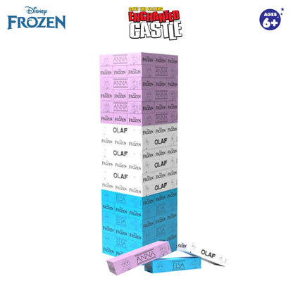 Disney Frozen Stackrr Board Game - Save The Falling Enchanted Castle
