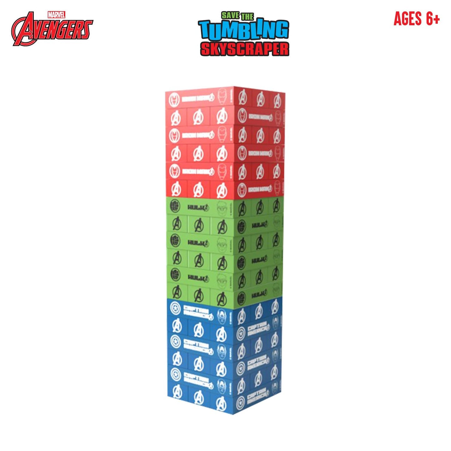 Marvel Avengers Stackrr - Save The Tumbling Skyscraper