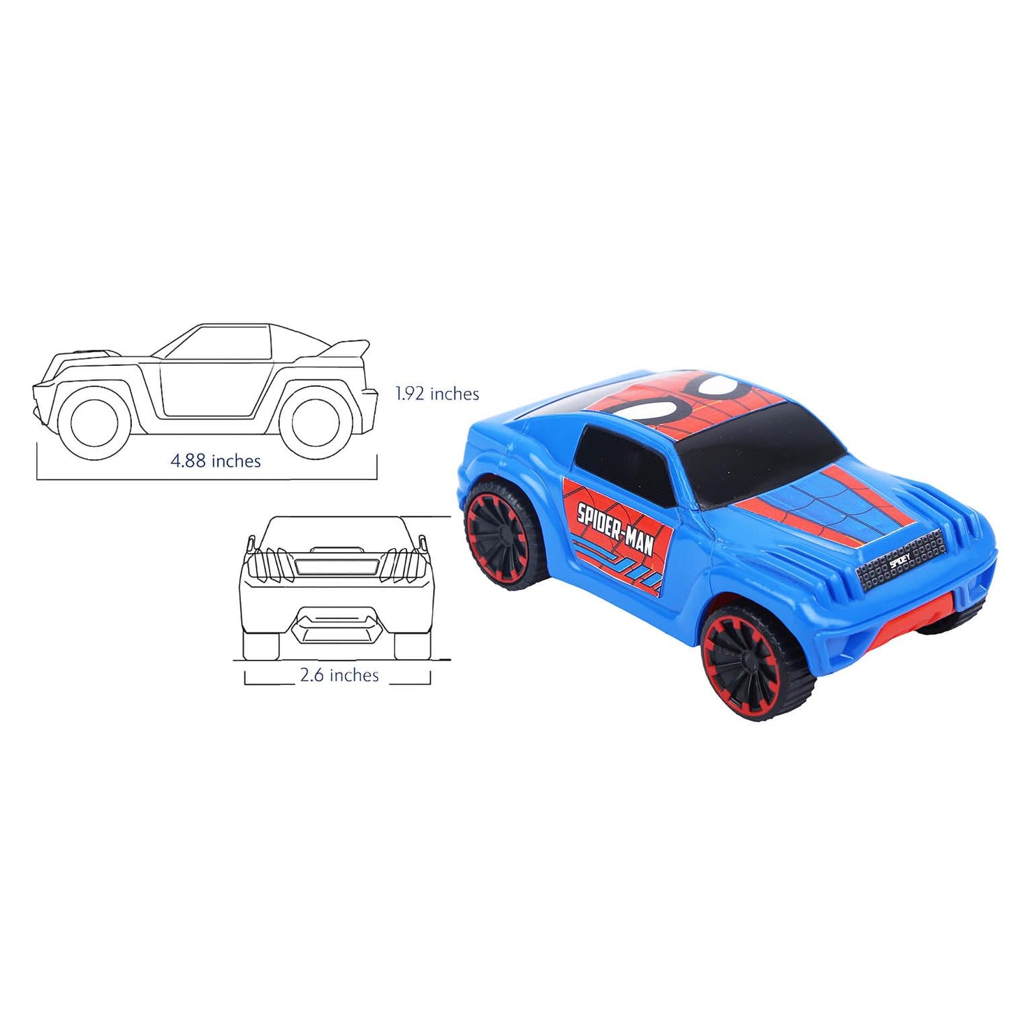 Marvel Mightiest SUV - Spiderman (Sm)