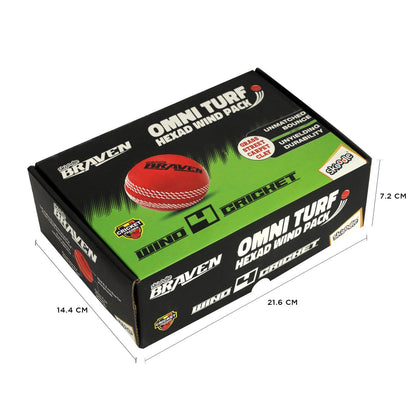 Braven Wind 4 Cricket Ball Set Of 6 (2 Colors X3 Each)