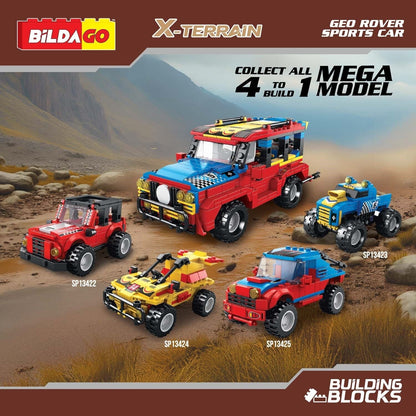 Bildago X-Terrain - Geo Rover Sports Car (SP13425) - 3-in-1 Model (136 PCS)