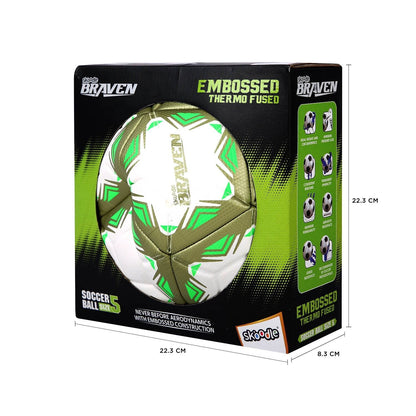 Skoodle Braven Embossed Thermo Bonded Football Size 5 (Tpu150)