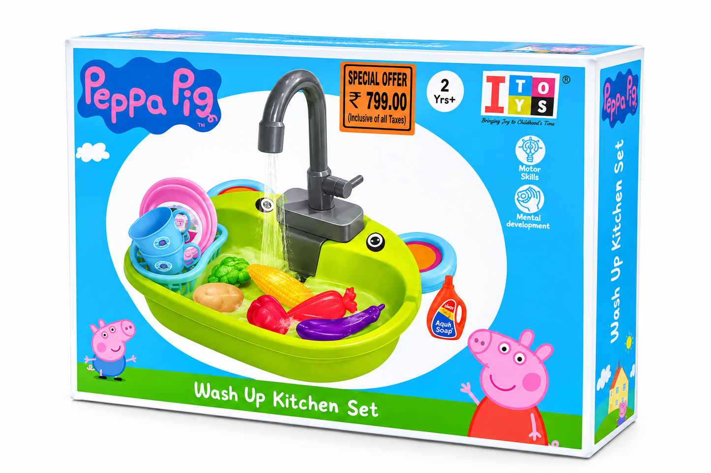 Peppa Pig Wash Up Kitchen Set