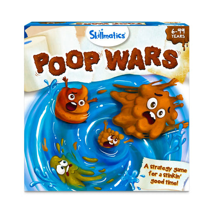 Poop Wars Card Game | Fun & Fast-paced Game of Strategy (ages 6+)
