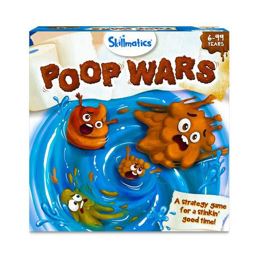 Poop Wars Card Game | Fun & Fast-paced Game of Strategy (ages 6+)