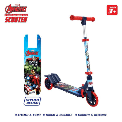 Avengers 3 Wheel Foldable Kick Scooter