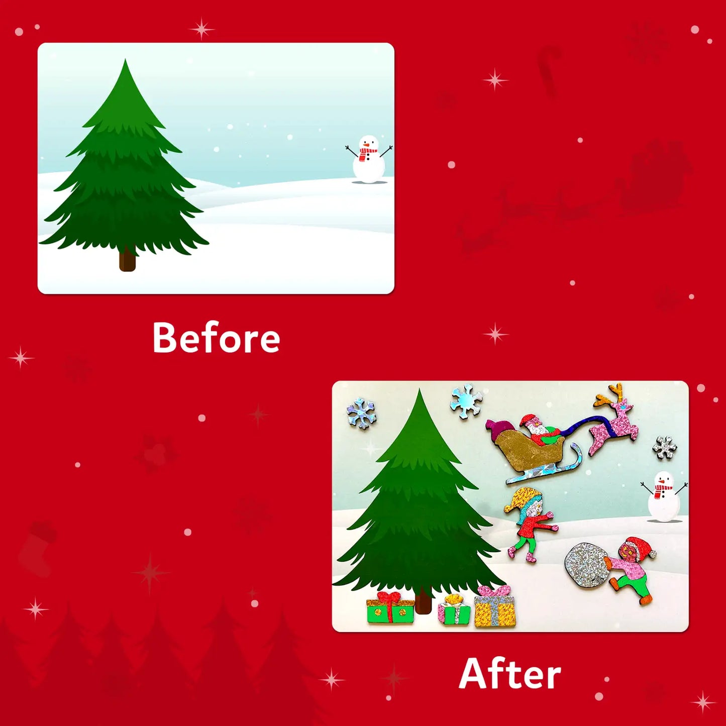 Foil Fun: Holiday Magic | No Mess Art Kit (ages 4-9)