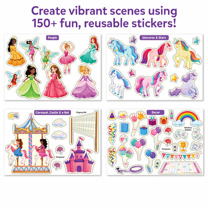 Sticker Stories - Unicorns & Princesses | Creative Storytelling Kit (ages 3-7)