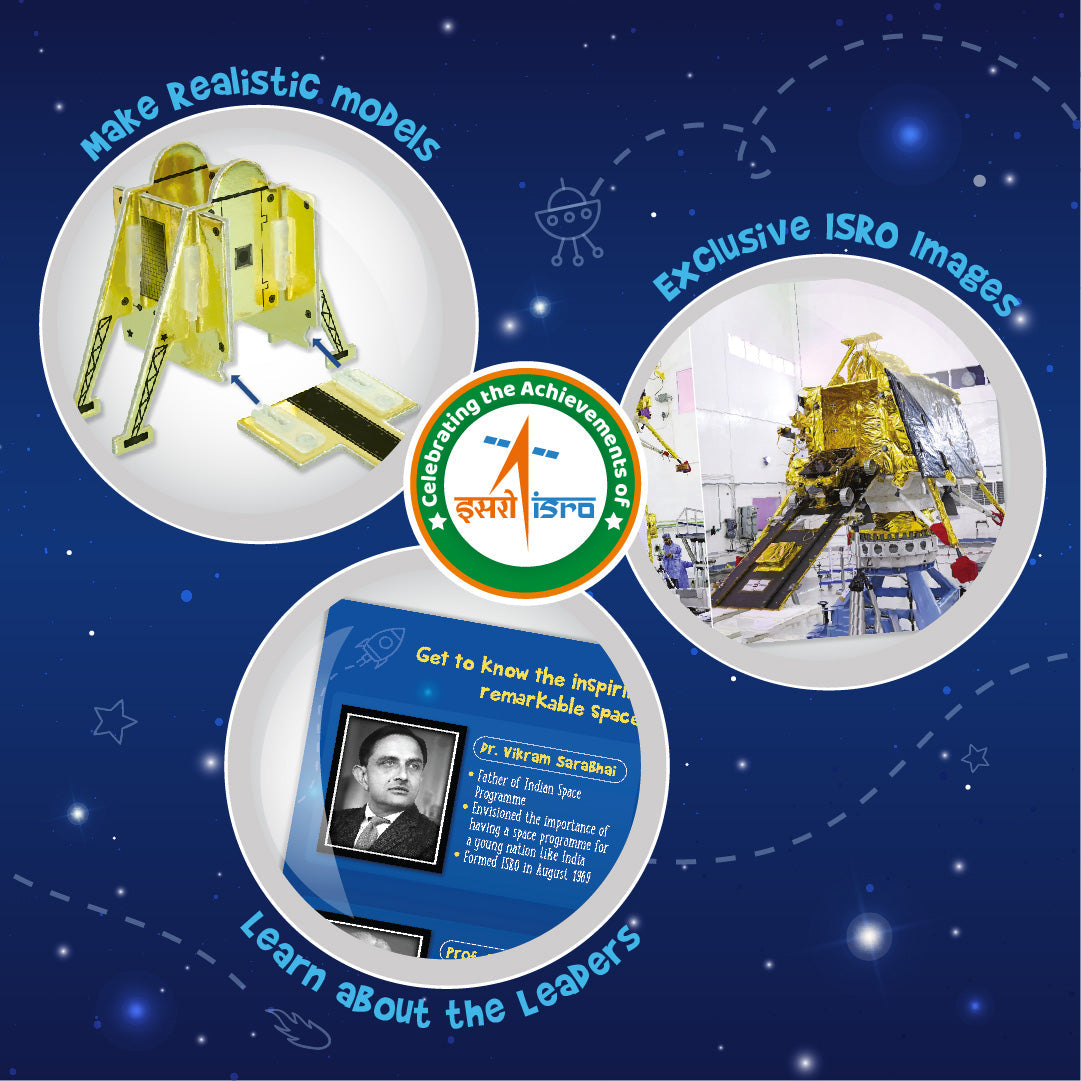Pack of 12 Mapology Mission Chandrayaan Project Kit