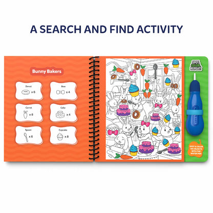 Water Spotter: Animals At Play | Reusable Search & Find Book (ages 4-8)