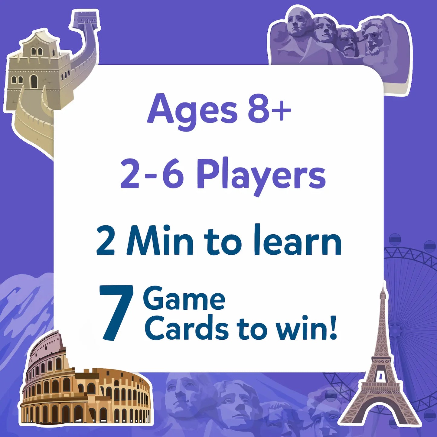 Guess in 10: Legendary Landmarks | Trivia Card Game (ages 8+)