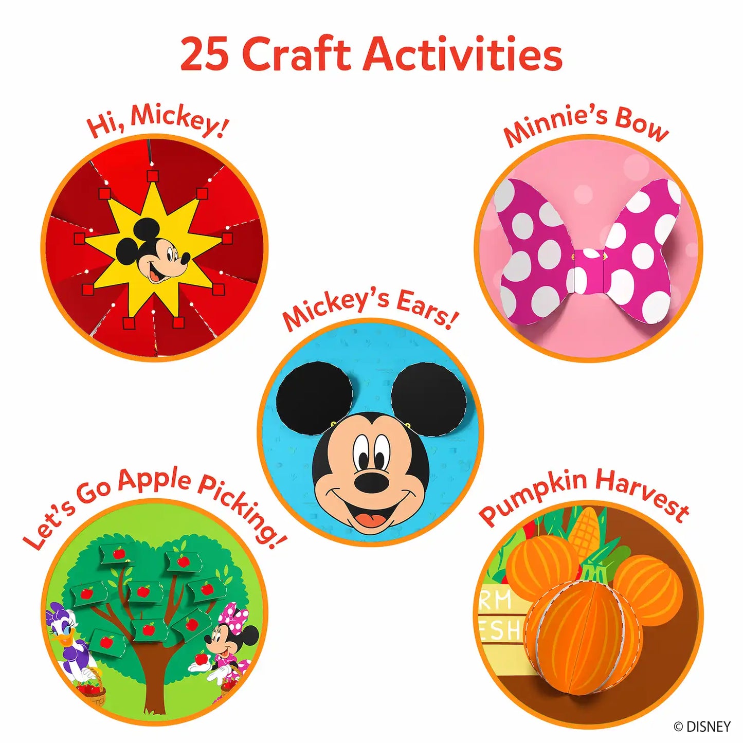 Snip Snip: Mickey Mouse Clubhouse | Art & Craft Activity Kit (ages 3-7)