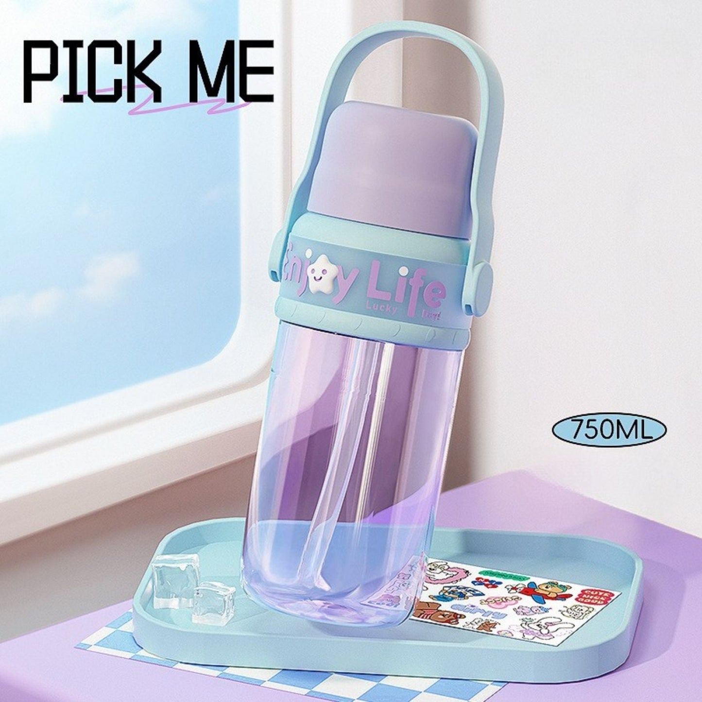 Tykle Chic Hydration Bottle with Handle (750ml)