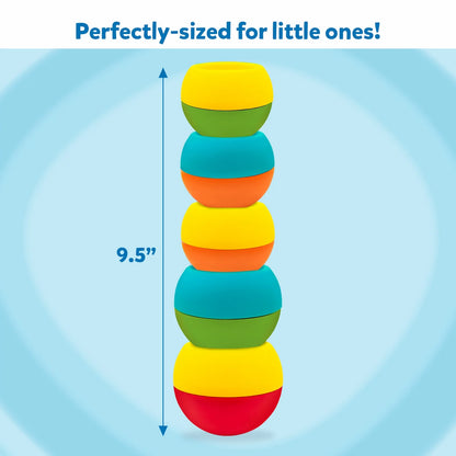 Build And Bop: Stacking & Toppling Toy for Toddlers (ages 1-4)