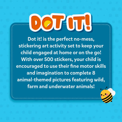 Dot it! - Wild, Farm & Underwater Animals | No mess sticker art (ages 3-7)