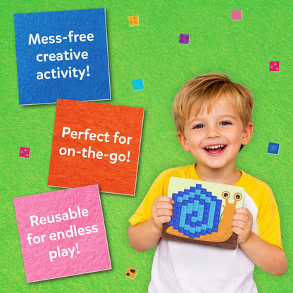 Felt Fun: Amazing Animals | Reusable 3D Craft Kit (ages 3-8)